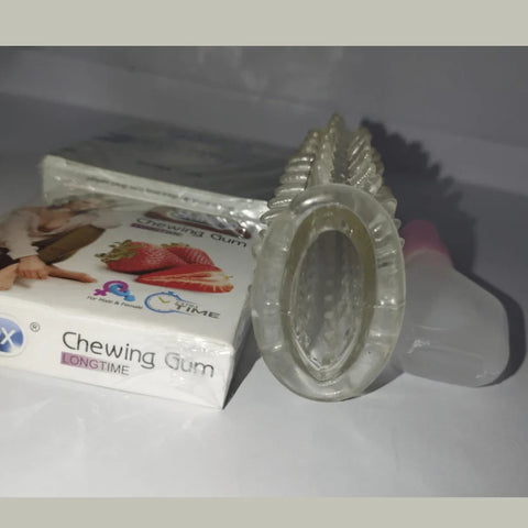 Washable Reusable Silicon Crystal Spike Condom with Bubble and Durex Condom
